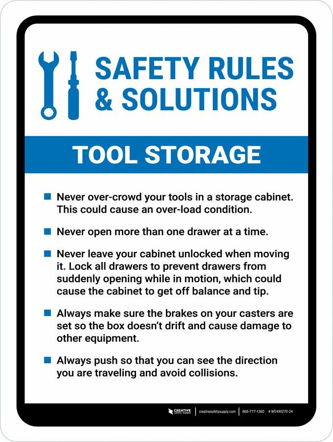 12 Rules For Tool Chests